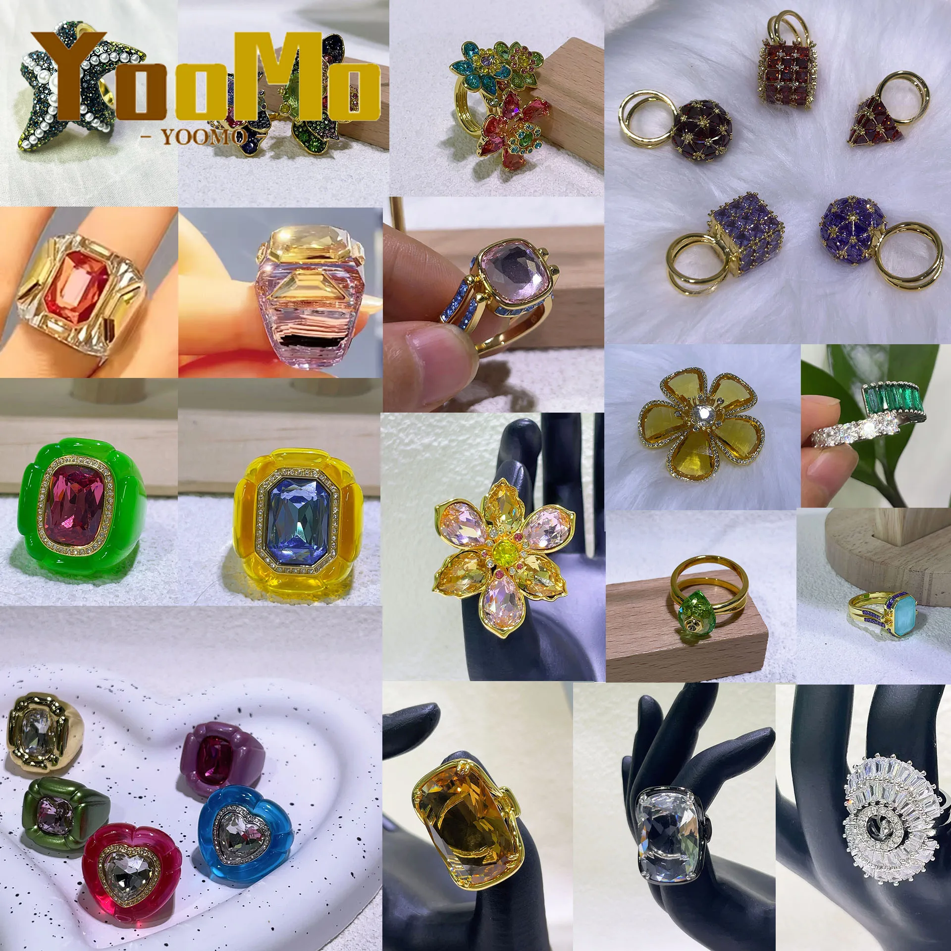 

New Sales Trend Luxury Brand Rings High Quality Jewelry Original Shiny Cut Christmas Birthday Party Engagement Gift for Women