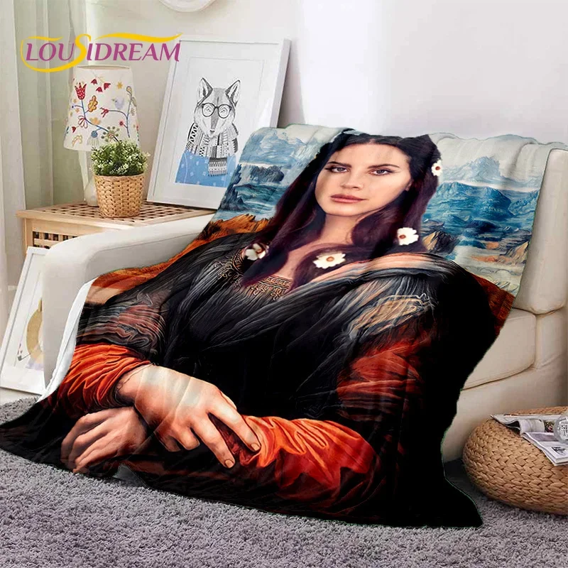 

Lana Del Rey confortável cobertor de flanela macia para piquenique Camas, Sofá, Casa, Quarto, Cantor, Lizzy, Moda