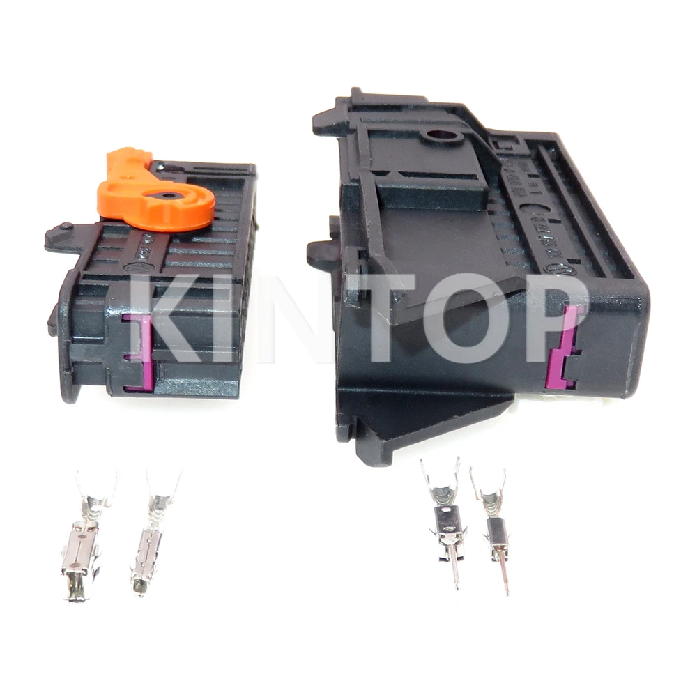 1 Set 28 Pins 1K0937722 1K0837702 Car Male Female Connector 1813113-1 1813108-1 Auto AC Assembly Plastic Housing Unsealed Socket