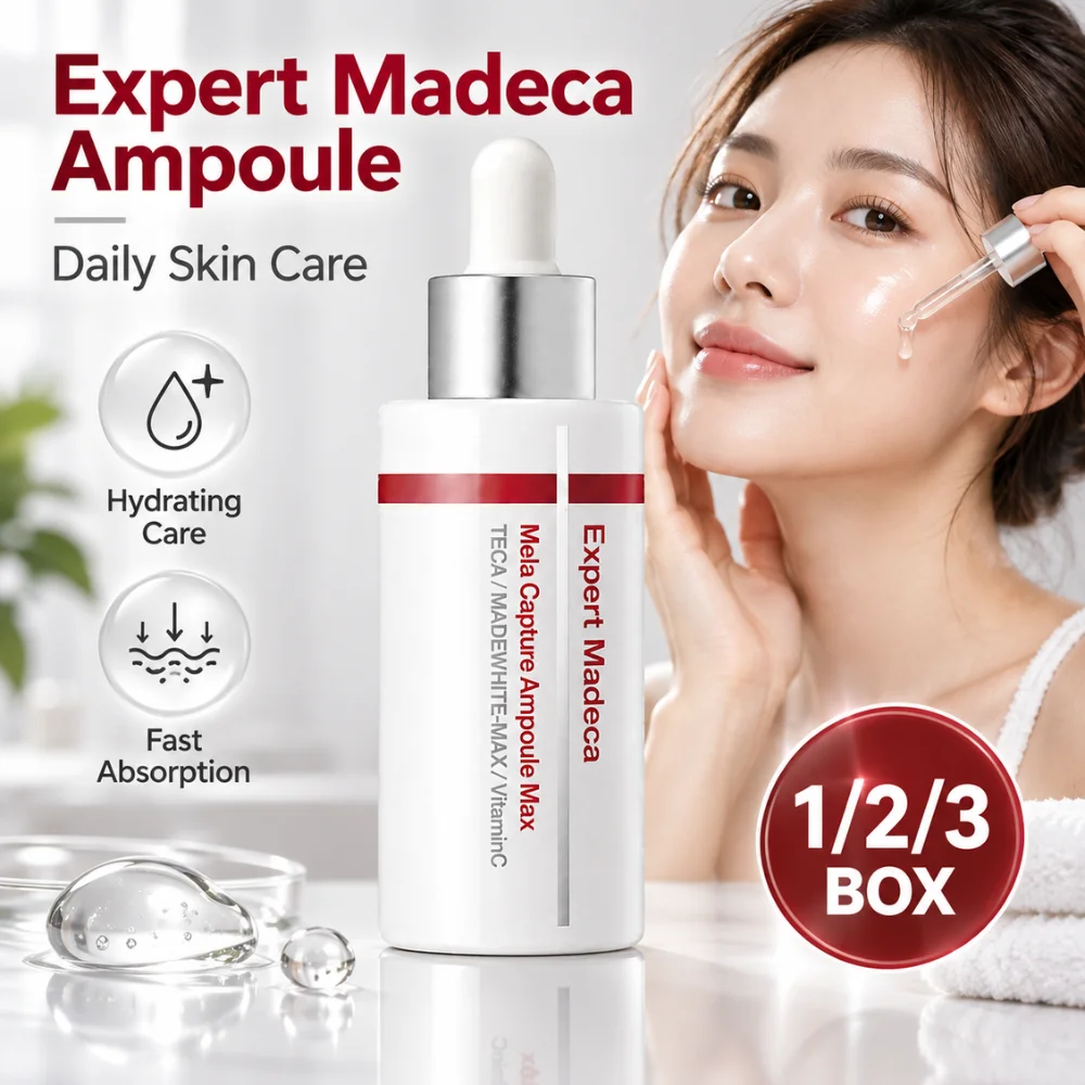30ml Madeca Facial Ampoule Centella Asiatica Niacinamide Madecassoside Soothing Brightening Hydrating Skin Barrier Care Serum