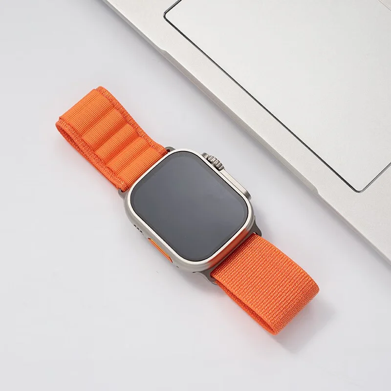 Alpine Loop Strap for Apple watch band Ultra 49mm 45mm 41 44mm 40 42MM 46MM Nylon bracelet belt iwatch series 10 9 8 7 SE 6 5 4