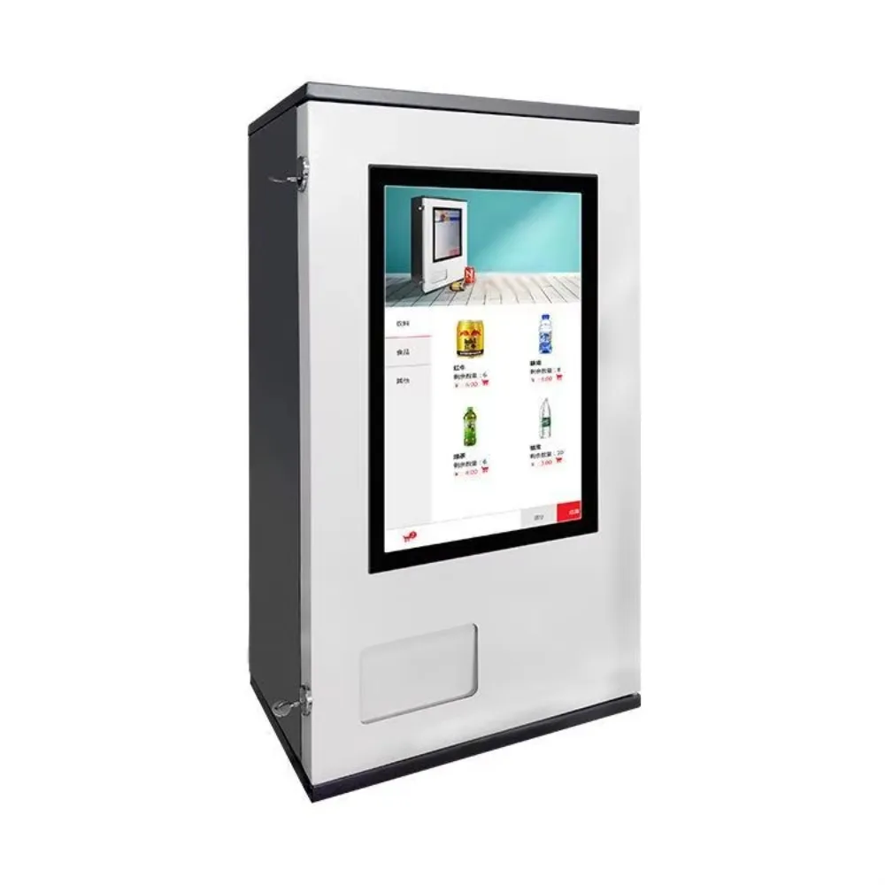 Self-service vending machines with touch screens, cigarette/beverage/snack vending machines