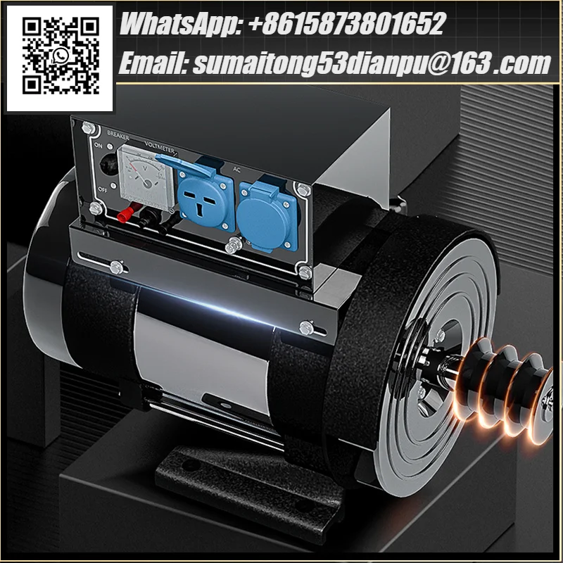 Small Generator 10KW Single-phase Motor Generator Set All Copper Inner Core Portable Generator