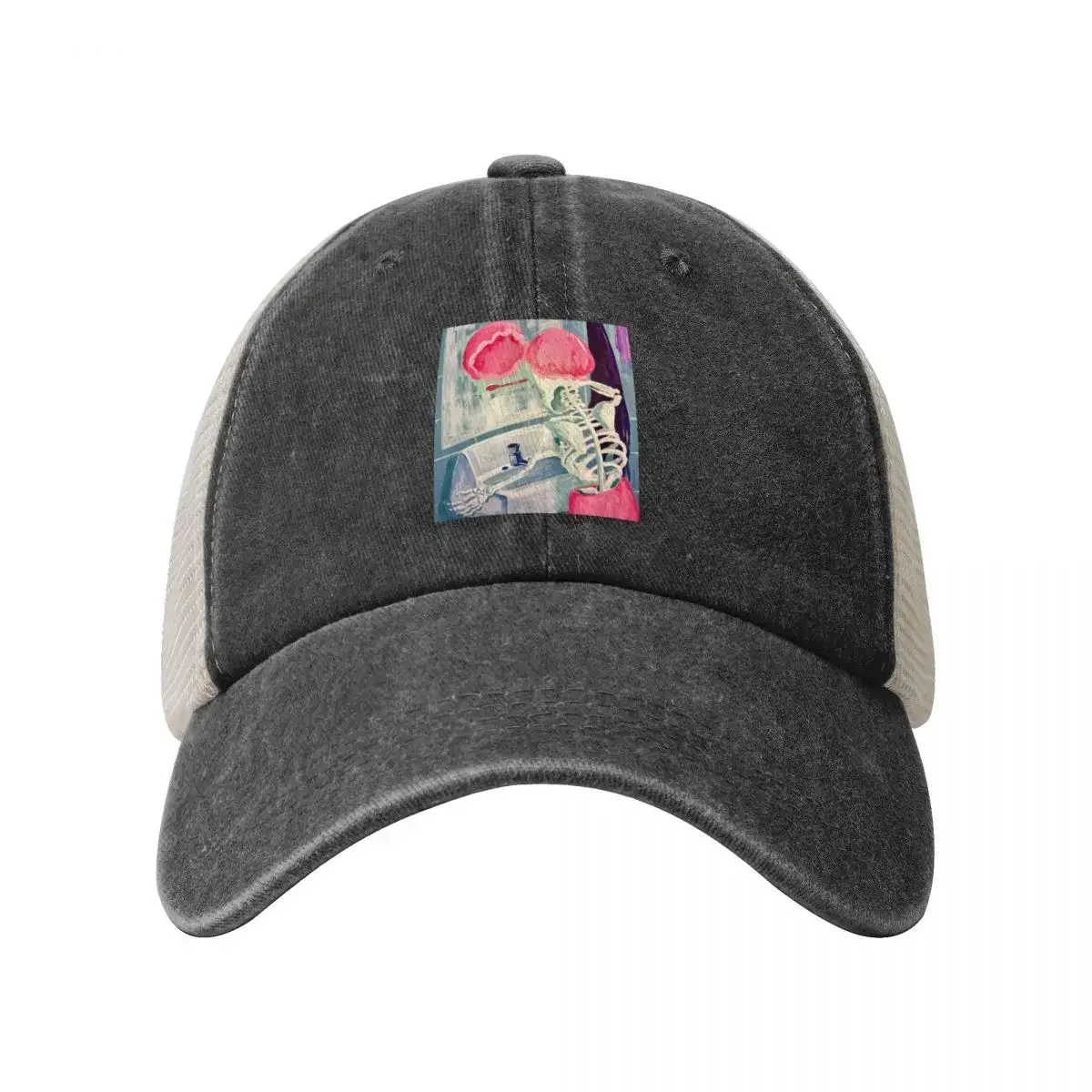 The Grim Reaper Gets Ready Too Baseball Cap Golf Wear Icon Women Caps Men's