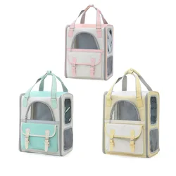 Pet Carrier Bag for Cats and Dogs Double Shoulder Backpack Travel Bag Breathable Puppy Bags Carriers Supplies Outgoing