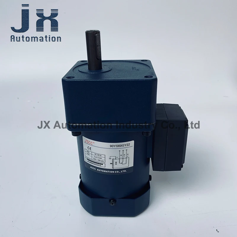 JSCC AC Gear Motor 90YS60GY22-90GF15H 60W Three-phase 220V Fixed Speed Motor
