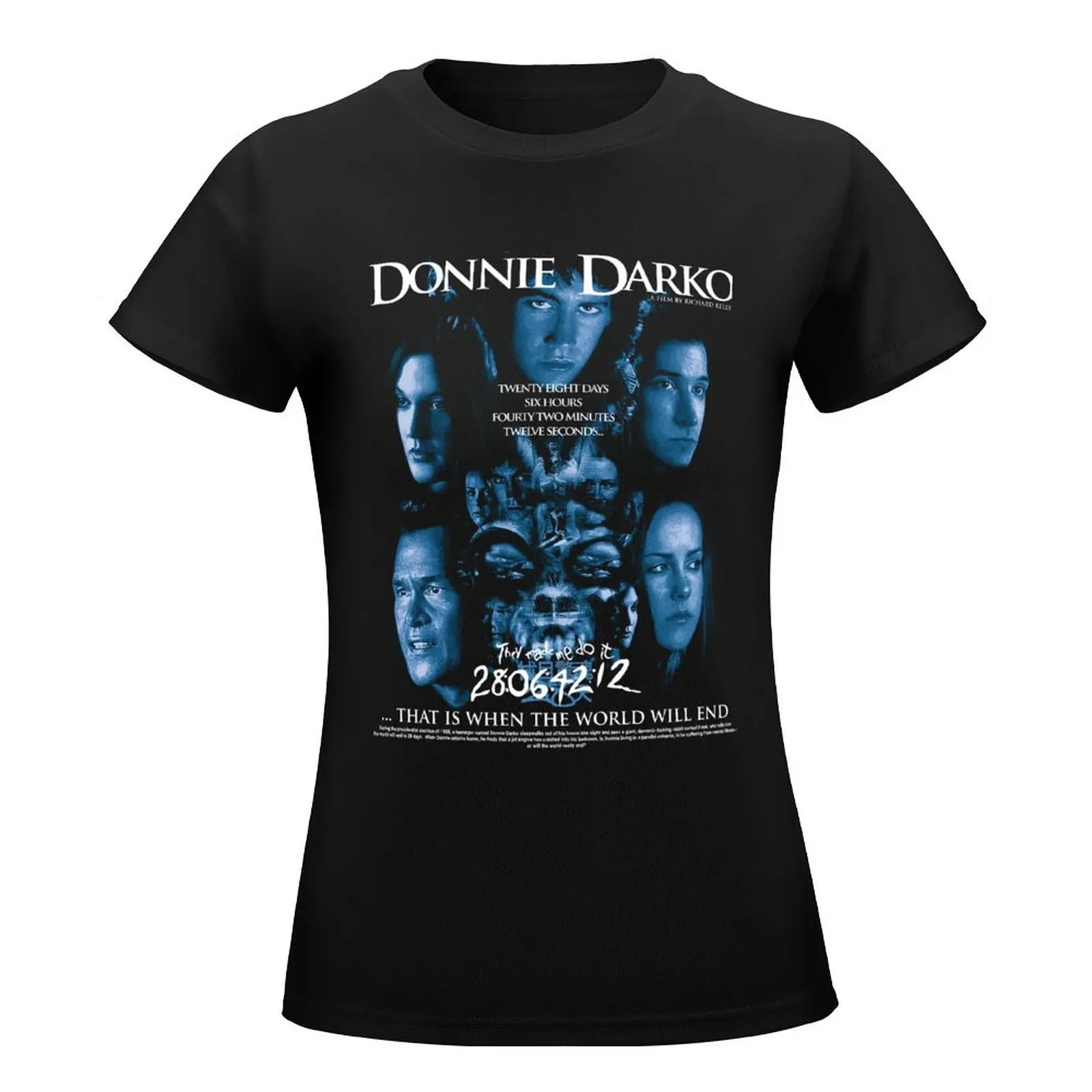 Donnie Darko - That is when the world will end T-Shirt anime clothes summer tops Blouse t shirt Women