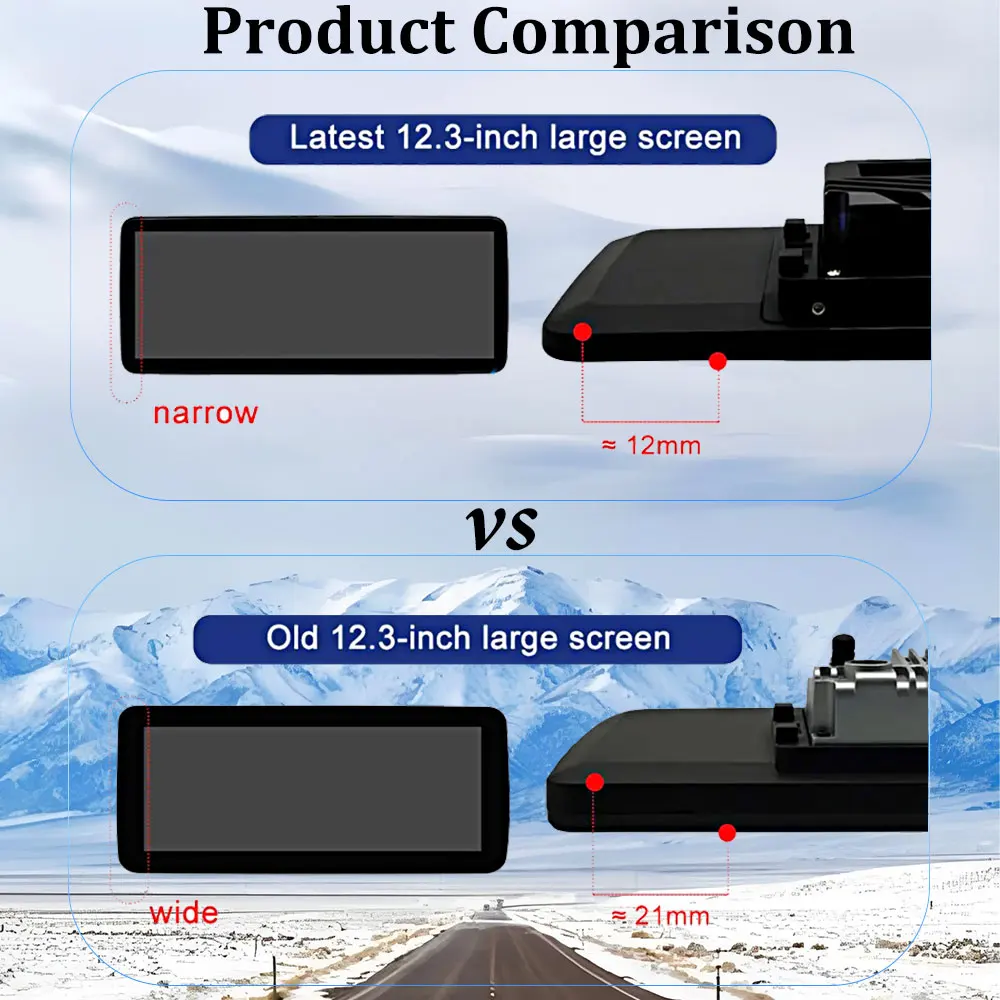 12.3 inch Ultra-thin Screen DSP Android 16 For Toyota Land Cruiser Prado 150 2010 - 2013 GPS Radio Multimedia Player 4G Navi Car