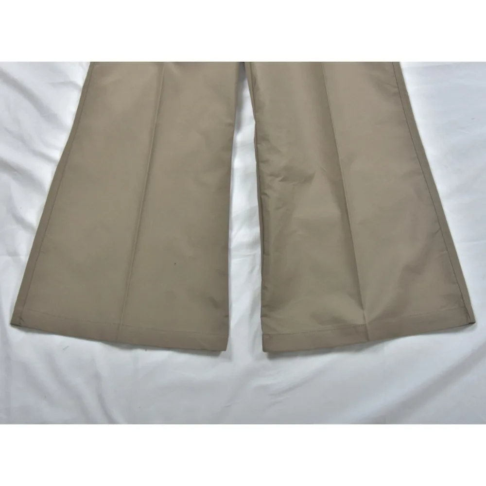 High Street Cotton Pants Men's Simple Casual Gray Card Color Cover Foot Horn Wide Leg Streetwear Casual Loose Pants