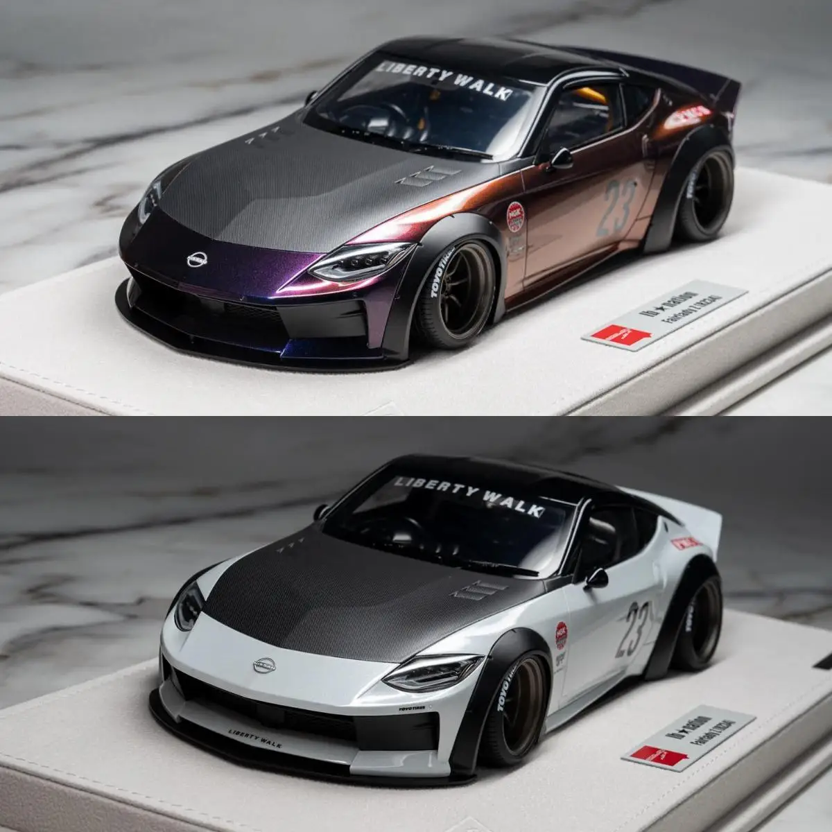 

MAKE UP 1:18 RZ34 LB Fairlady Z JDM Simulation Limited Edition Resin Metal Static Car Model Toy Gift