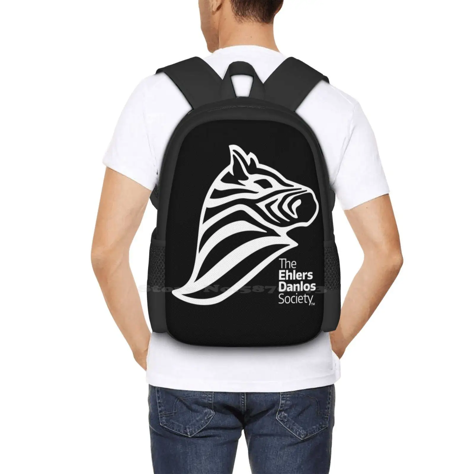 Ehlers-bolsa escolar de concienciación Danlos, mochila de gran capacidad para ordenador portátil, Ehlersdanlos Ehlers Danlos hipermovilidad, dolor crónico