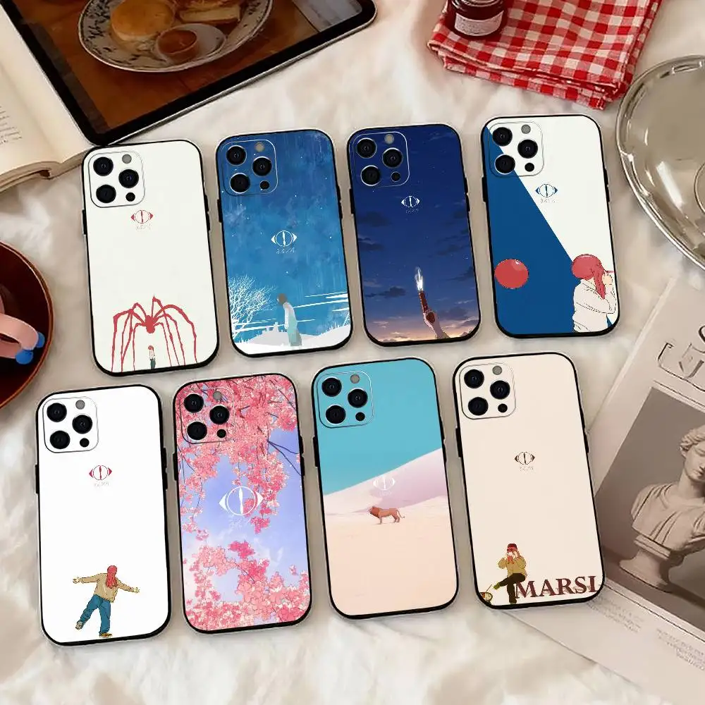 M-MUSIC Yorushika-a S-sart-t   Phone Case For iPhone 17,16,15,14,13,12,11 Plus,Pro Max,XS,Soft Silicone Black Cover