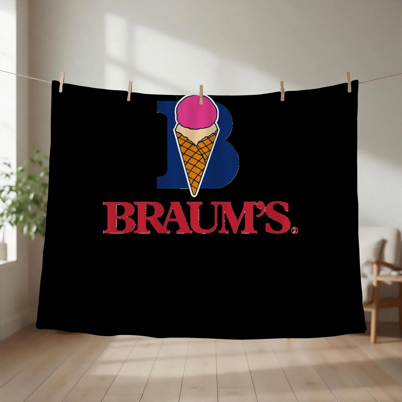 BEST SELLER Braums Merchandise Throw Blanket couch cozy soft plush fuzzy picnic outdoor blanket