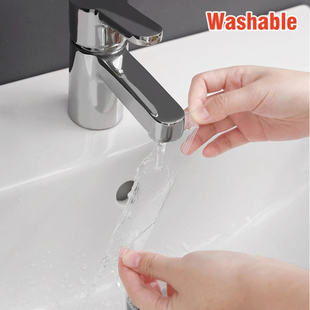 10 Stück 3,28 Fuß bis 16,4 Fuß ultrastarkes doppelseitig klebendes Nano-Klebeband, transparent, abnehmbar, extra starker Klebestreifen, robustes Klebeband