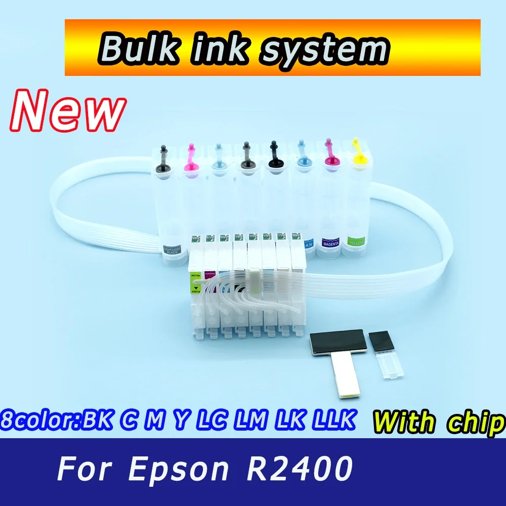 8-цветные картриджи с чипом ARC T0591 — T0599 СНПЧ Ink Sysytem для Epson Stylus Photo R2400 с чип-принтером ARC