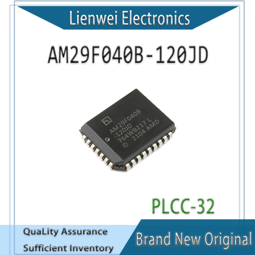

100% New Original AM29F040B AM29F040B-120JD IC Chipset PLCC-32