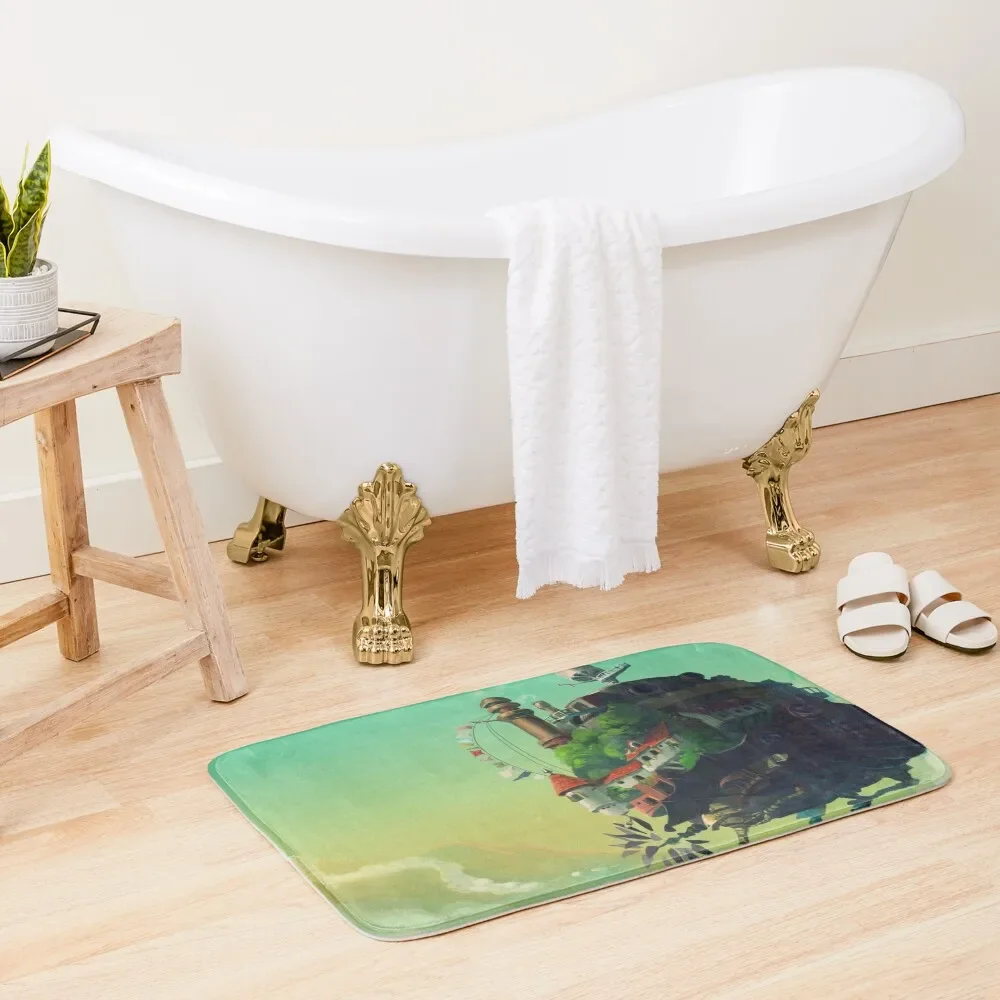 

Anime Movie Landscape Bath Mat Bathroom Accessories Sets Living Room Rug Bath Room Acessories Mat