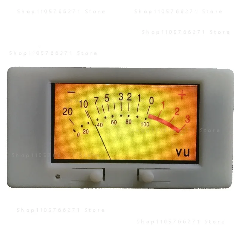 Amplifier Voice-Activated Pickup Module - Analog VU Meter & Color Audio Spectrum LCD Level Display