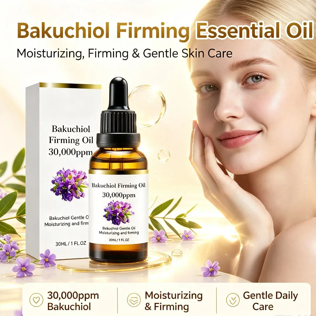 Gentle Hydrating Firming Serum Oil 30ml Natural Plant-Based Facial Moisturizer Rejuvenate Tighten Increase Elasticity Skin Care