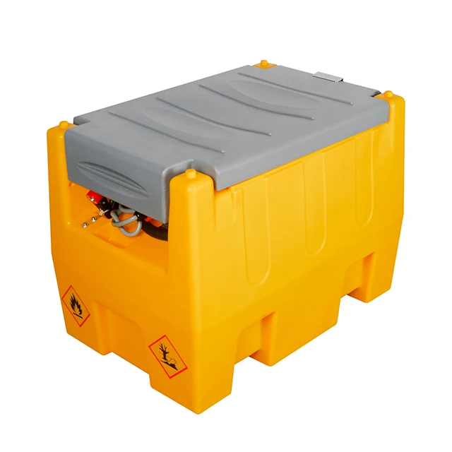 

240L/480L Plastic Custom Color Transporting Mobile Dispenser Portable Diesel Tank With Pump For Truck Refueling