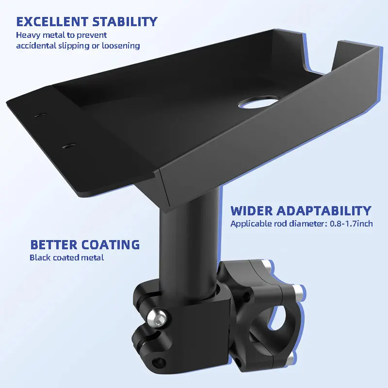Stainless steel pole clamp mounting kit compatible with Starlink Gen3 V3 satellite dish