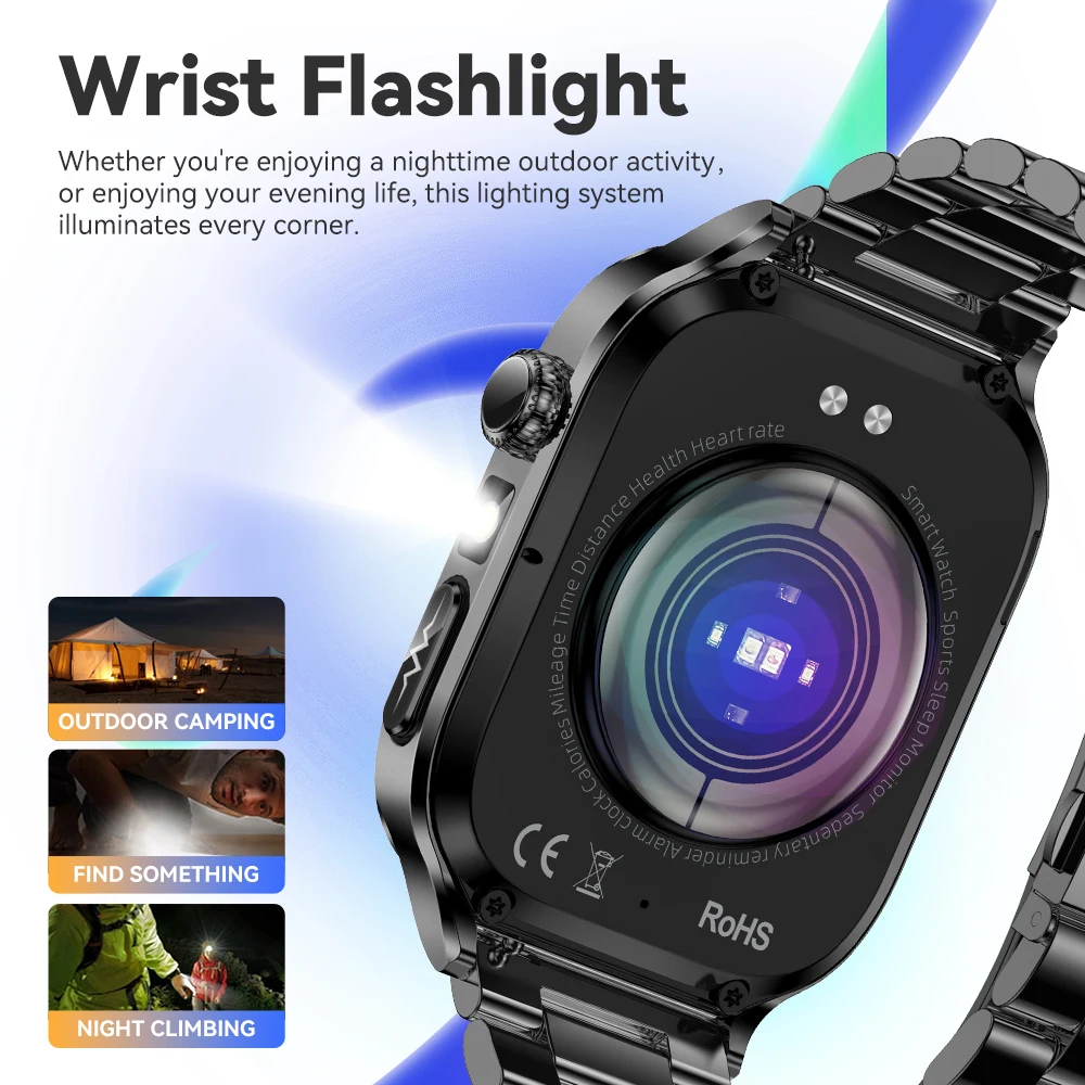 التمريض الصف Smartwatch ECG + PPG الجلد الاختبار الكهربائي ساعة ذكية الدهون الدم تحليل الدم ضغط الدم حمض اليوريك