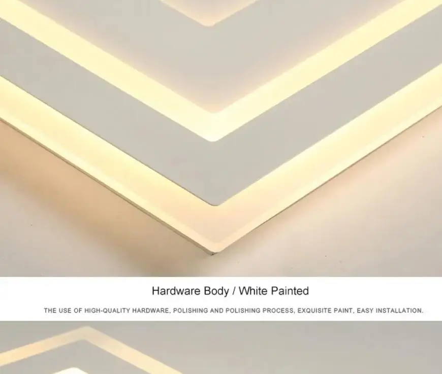 

New style lighting ultra-thin acrylic ceiling lamp modern simple rectangular living room lamp wholesale lamps