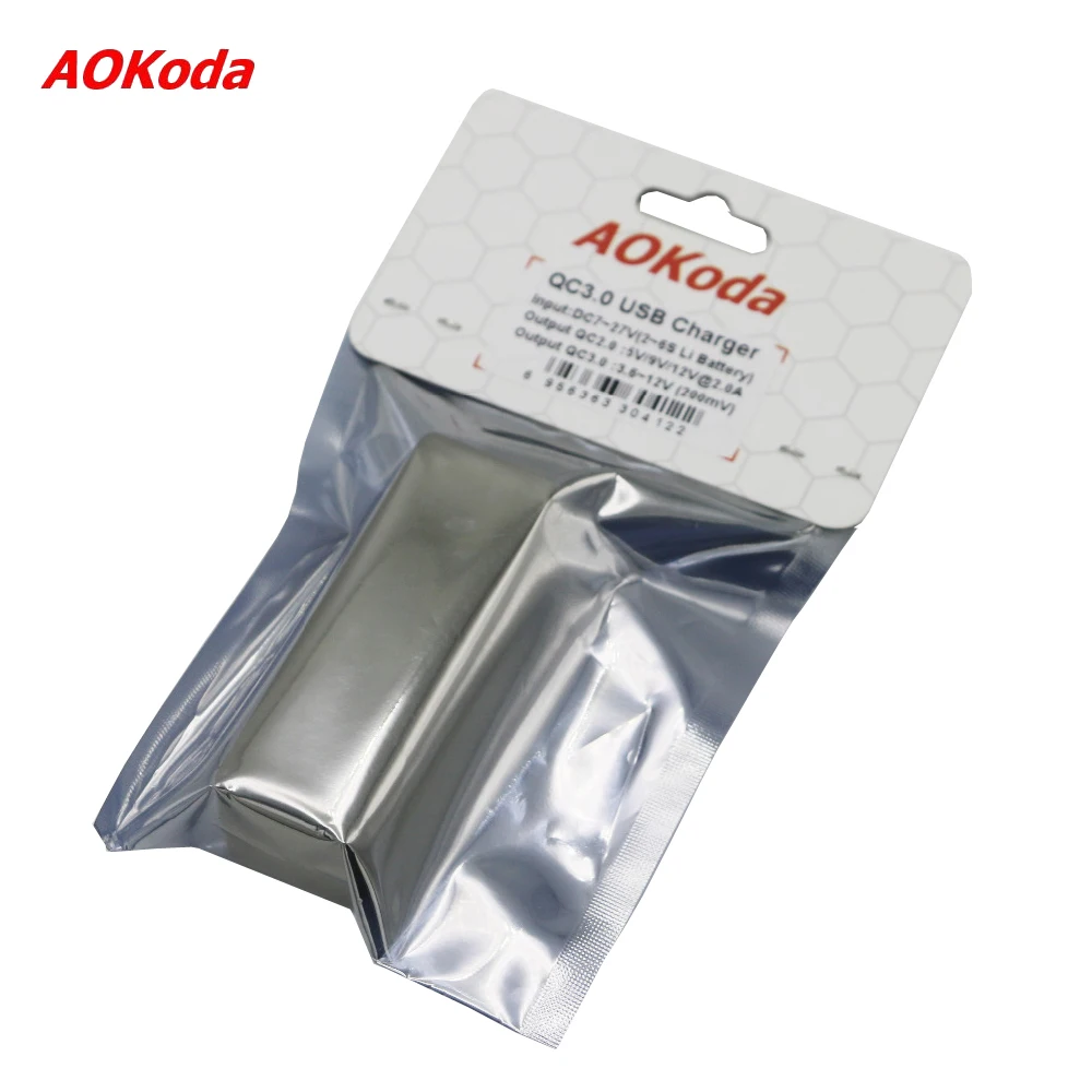 AOKoda QC3.0 Quick Charger Lipo Battery To USB Power Converter Adapter For Smartphone Tablet PC Phone DIY Part