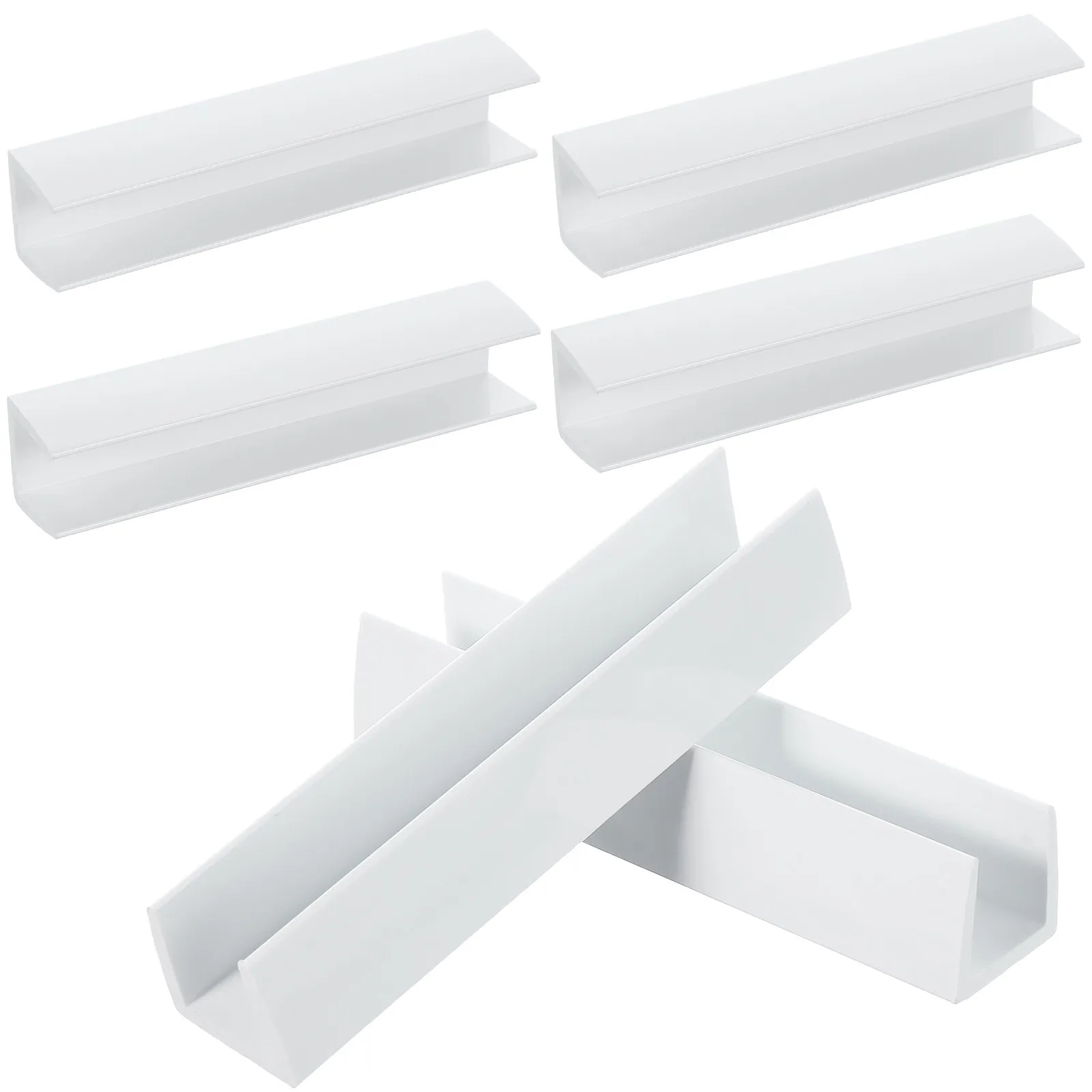 

6Pcs Baby Gate Door Reinforcement Groove PVC Material Fence Reinforcement Fittings Door Support Feet Pet Gate Supplies Baby