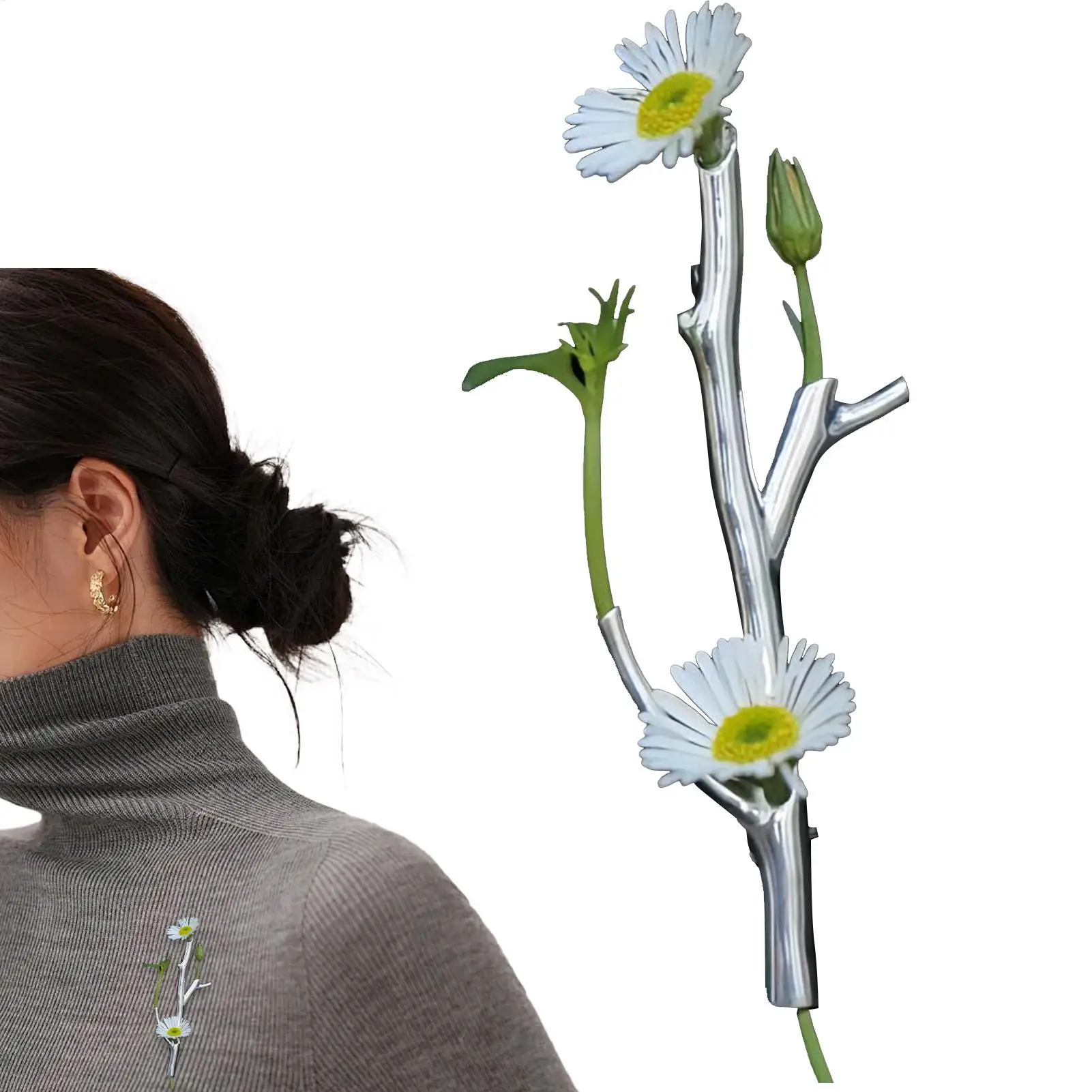 Branch Brooch Trendy Clothes Decoration Fashion Clothing Corsage for Women Men Students Wedding Dinner Dance Costume Parties