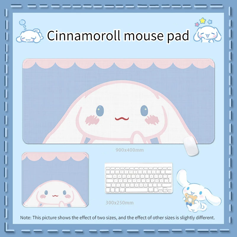 Sanrio Jade Gui Mouse anjing gadis kantor lembut Ins Keyboard Laptop bantalan kreatif antiselip bantalan kartun lucu hadiah beragam mainan anak perempuan