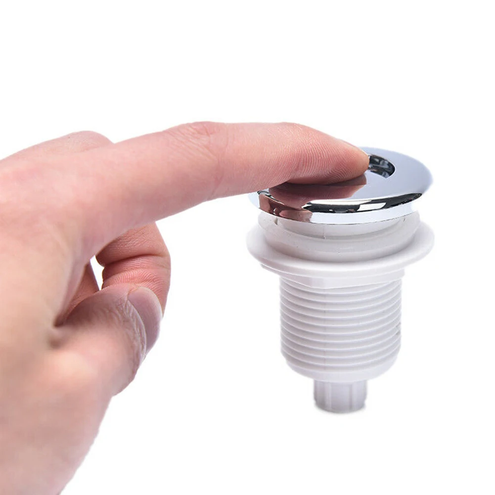 New Practical Push Air Switch Switch ABS Button Disposal For Bathtub Spa Push Air Switch Stainless Steel Switch