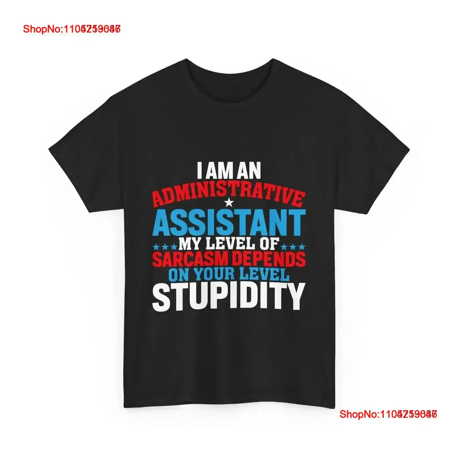 Administrative Assistant T Shirt Secretary Office Work Apparel vintage Washed homme Casual fashion Slightly Breathable vintage