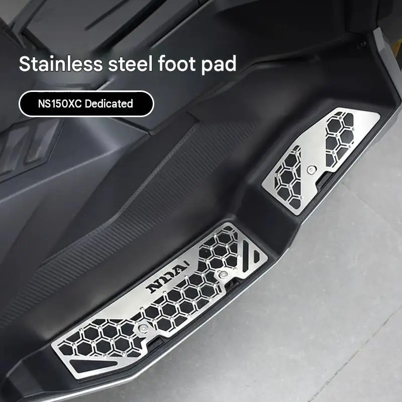 For Honda NS150XC Scooter Footrest Pads Metallic Texture Plug-and-Play Vehicle Grade Upgrade Enhances Comfort