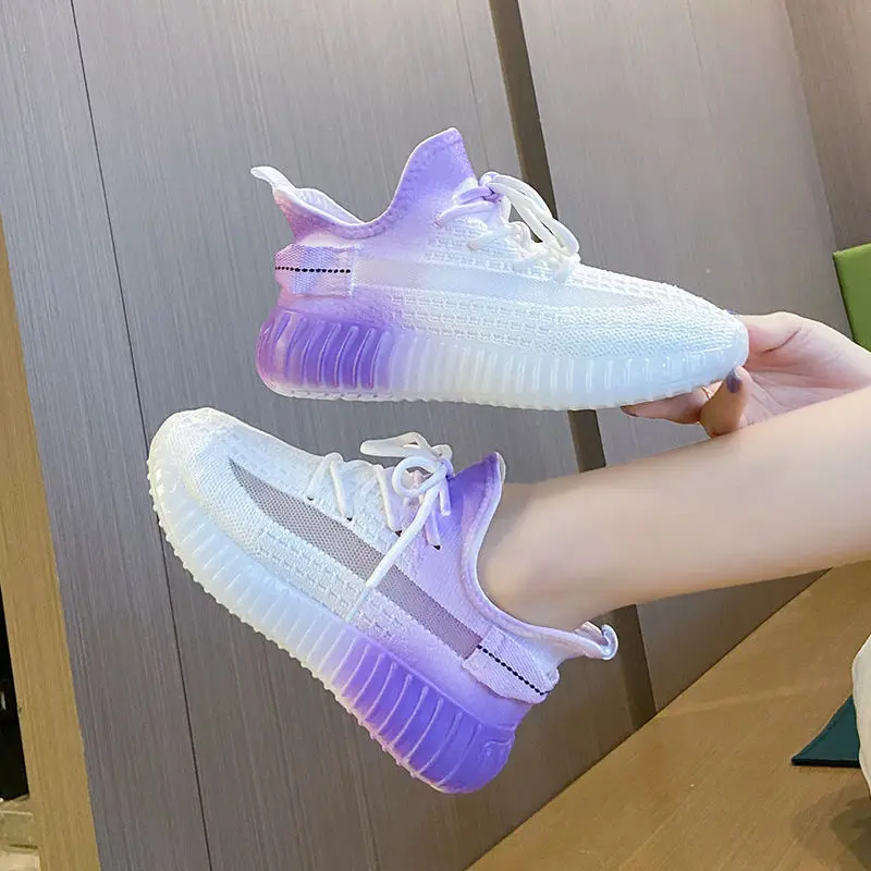 

Women's Yeezy-style Sneakers - Gradient Color Breathable Summer Shoes