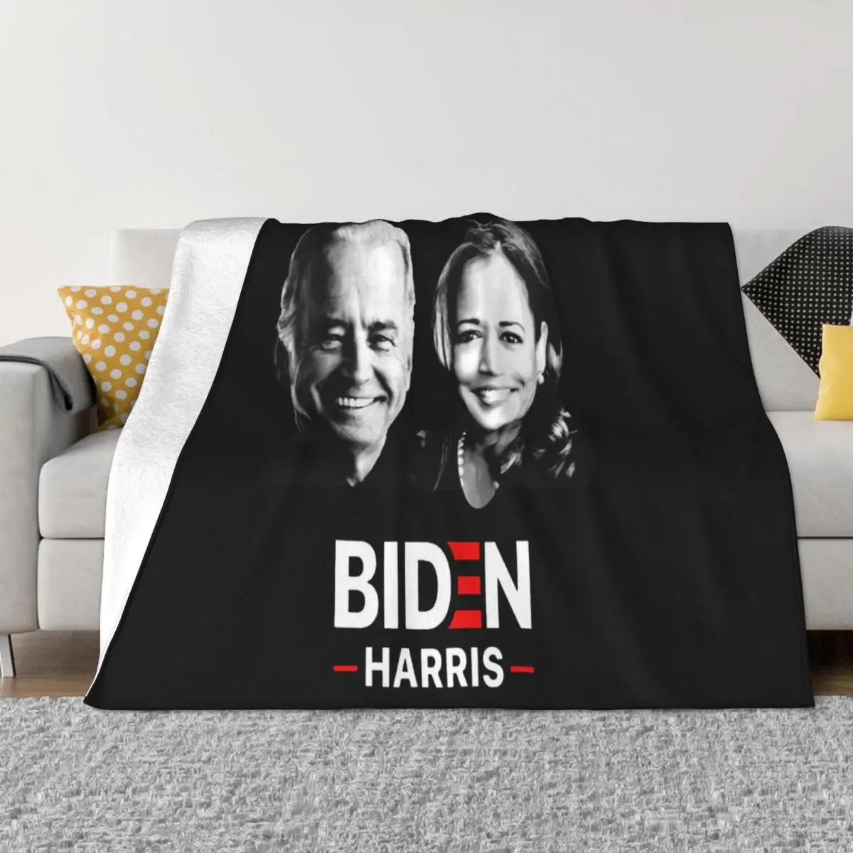 Joe Biden And Kamala Harris Vp 2020 For Unisex Black Cotton S 6Xl Creative Music Throw Blanket