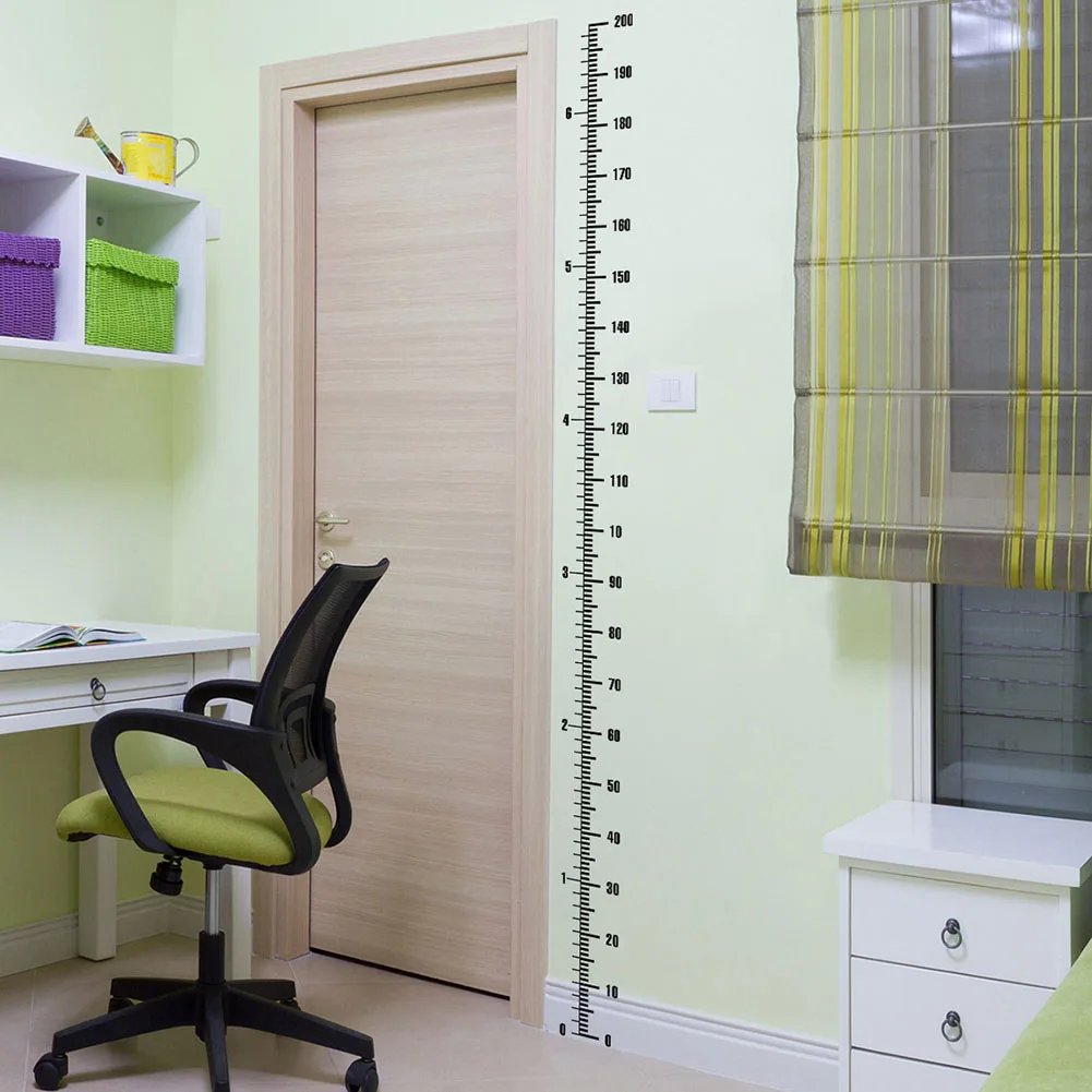 Childrens Height Tracking Wall Sticker PVC Material Growth Chart Ruler for Bedrooms Classrooms and Family Gathering Spaces