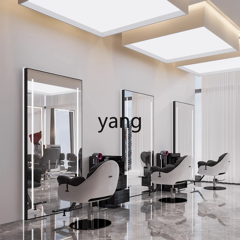 

LH barber shop mirror single-sided mirror table floor-to-ceiling hair salon special mirror