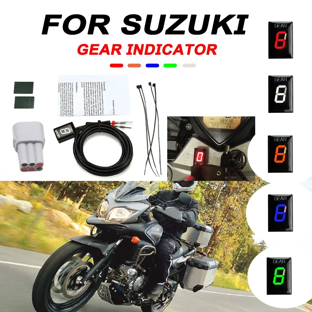 

Motorcycle 1-6 LED Gear Indicator Gear Display for Suzuki SV650 SV1000 DL650 V-Strom 650 2004-2011 DL1000 VStrom 1000 2013