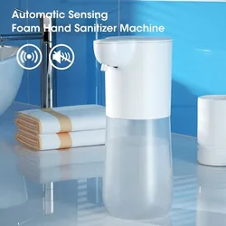 350ML Touchless Liquid Soap Dispenser Foam USB Rechargeable Foam Hand Washer Machine Bathroom Smart Infrared SensorSoapDispenser