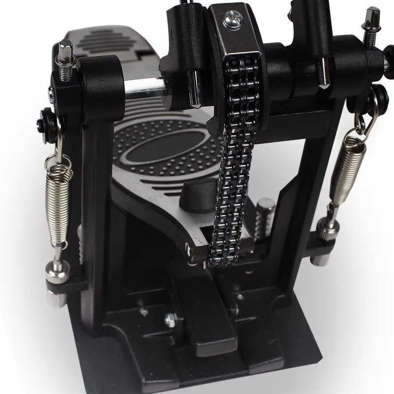 Drum Pedal Double Bass Drum Pedal, 2 Chain Cam, Jazz Drum Accessory, Practice Tool, Dual Foot Pedal, High Speed Performance