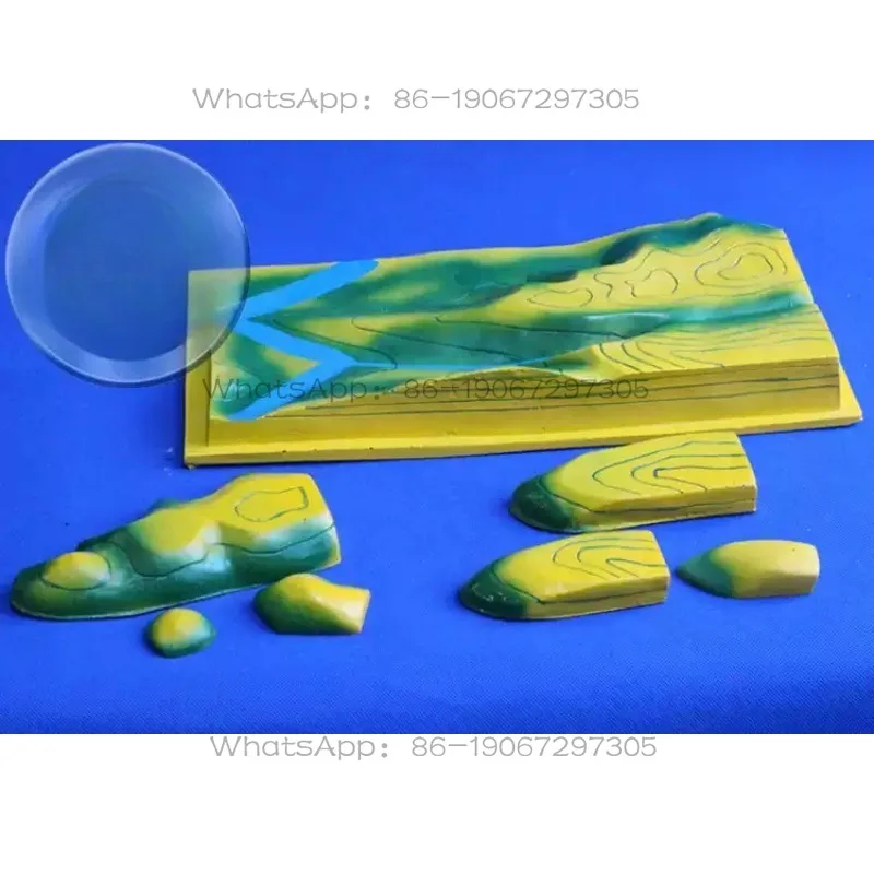 J34015 Contour Topographic Map Interpretation Model, Geography for Junior and Senior High School,