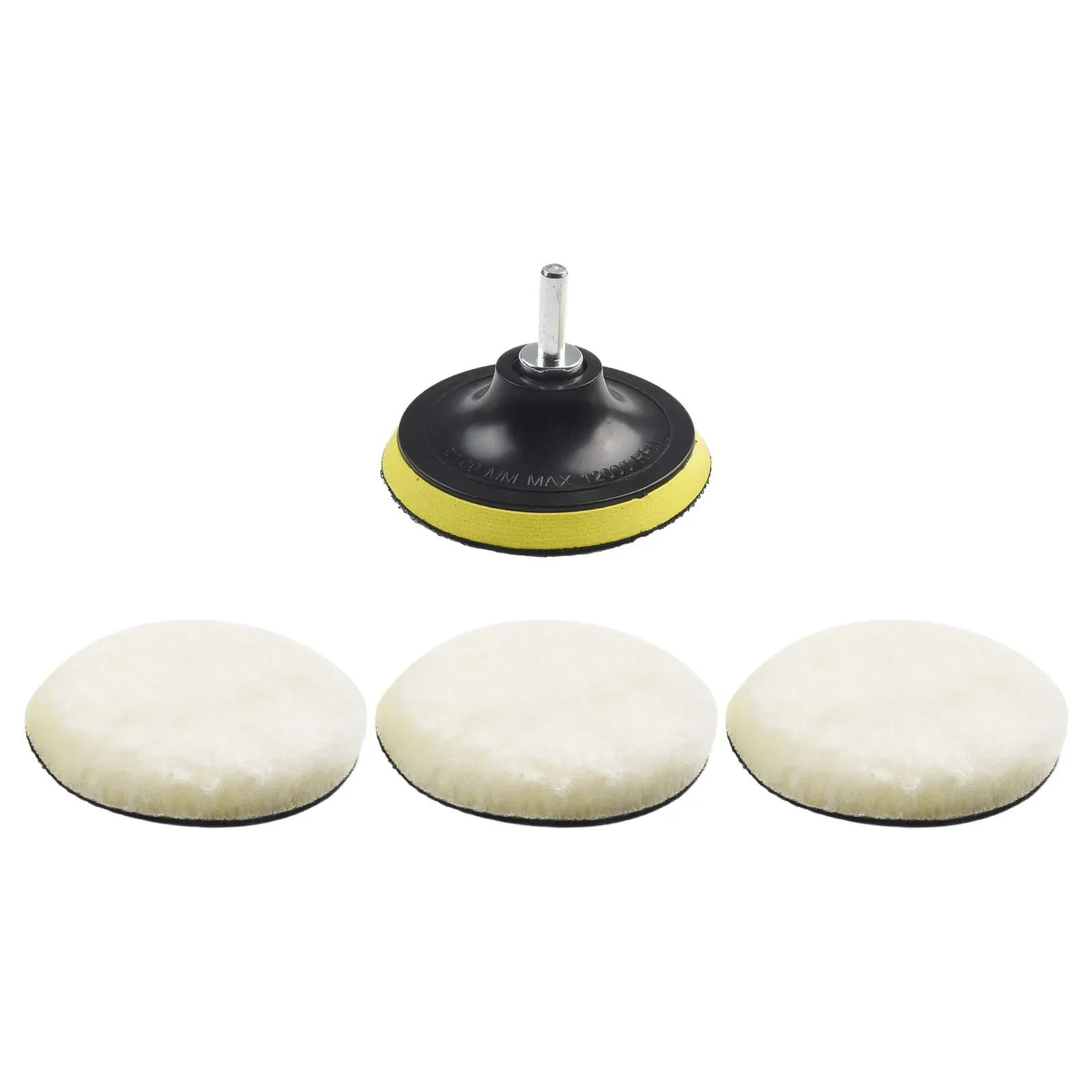 

4 Inch Wool Polishing Disc Kit Car Waxing Polishing Buffing Car Paint Care Polisher Pads 100mm Auto Washing Accessories