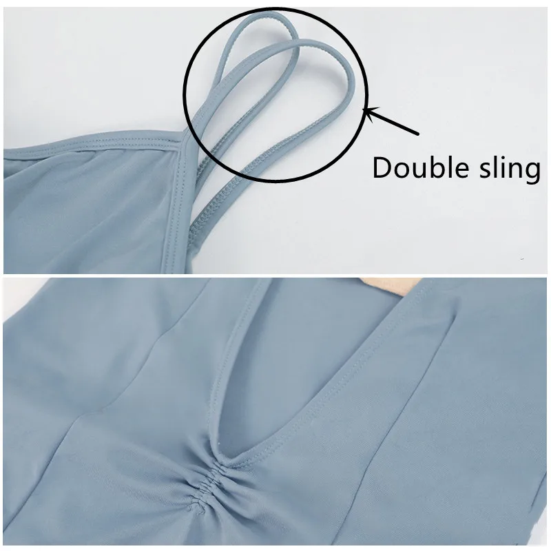 Ballet Leotards For Women Gymnastics Leotard For Teens Girls Adult Sling High waist drawstring Ruffles Leotard Bodysuit Swimsui