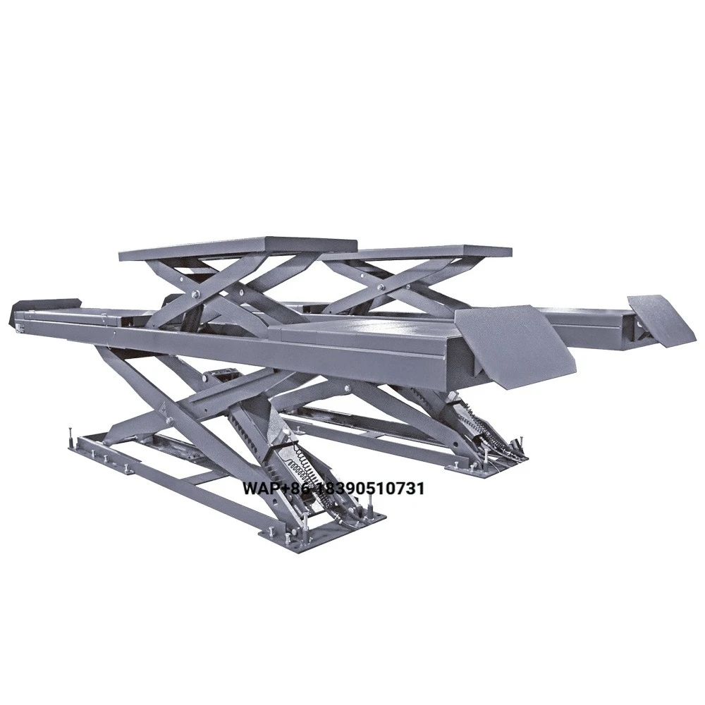 4T Portable Mobile Jack Aluminium Electric Sissor Car Lifter Quick Scissor Car Lift with 4000kg Lifting Capacity