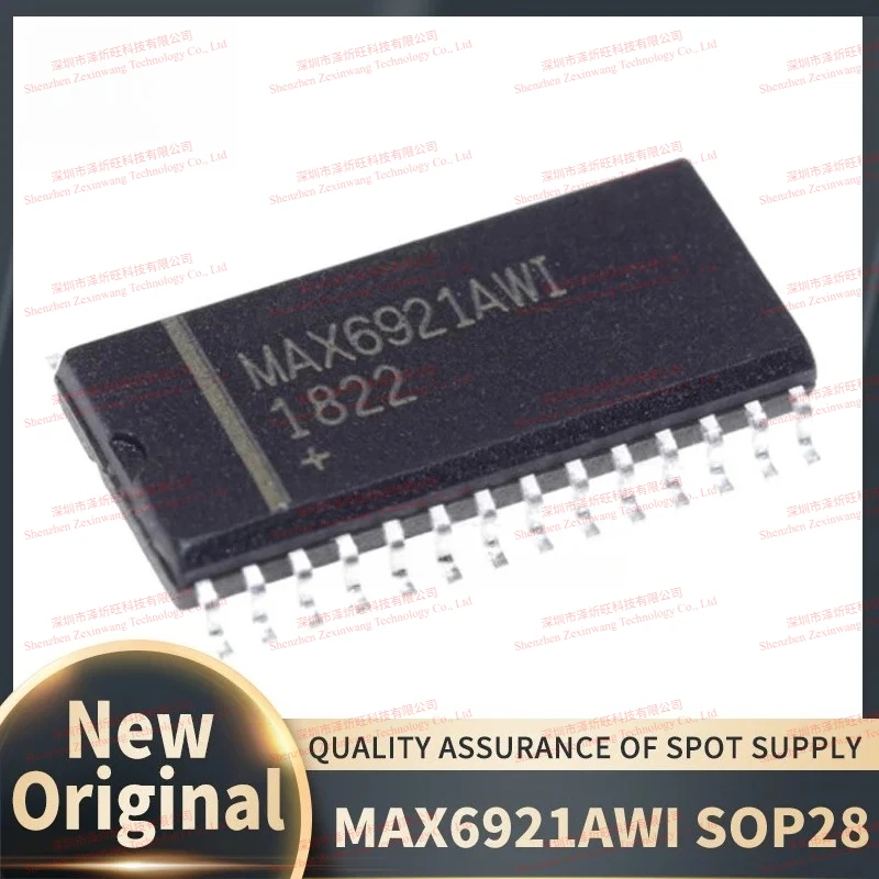 (5-10Pcs/Lot) 100% New Original MAX6921AWI MAX6921AWI+T MAX6921 SOP28 Chipset