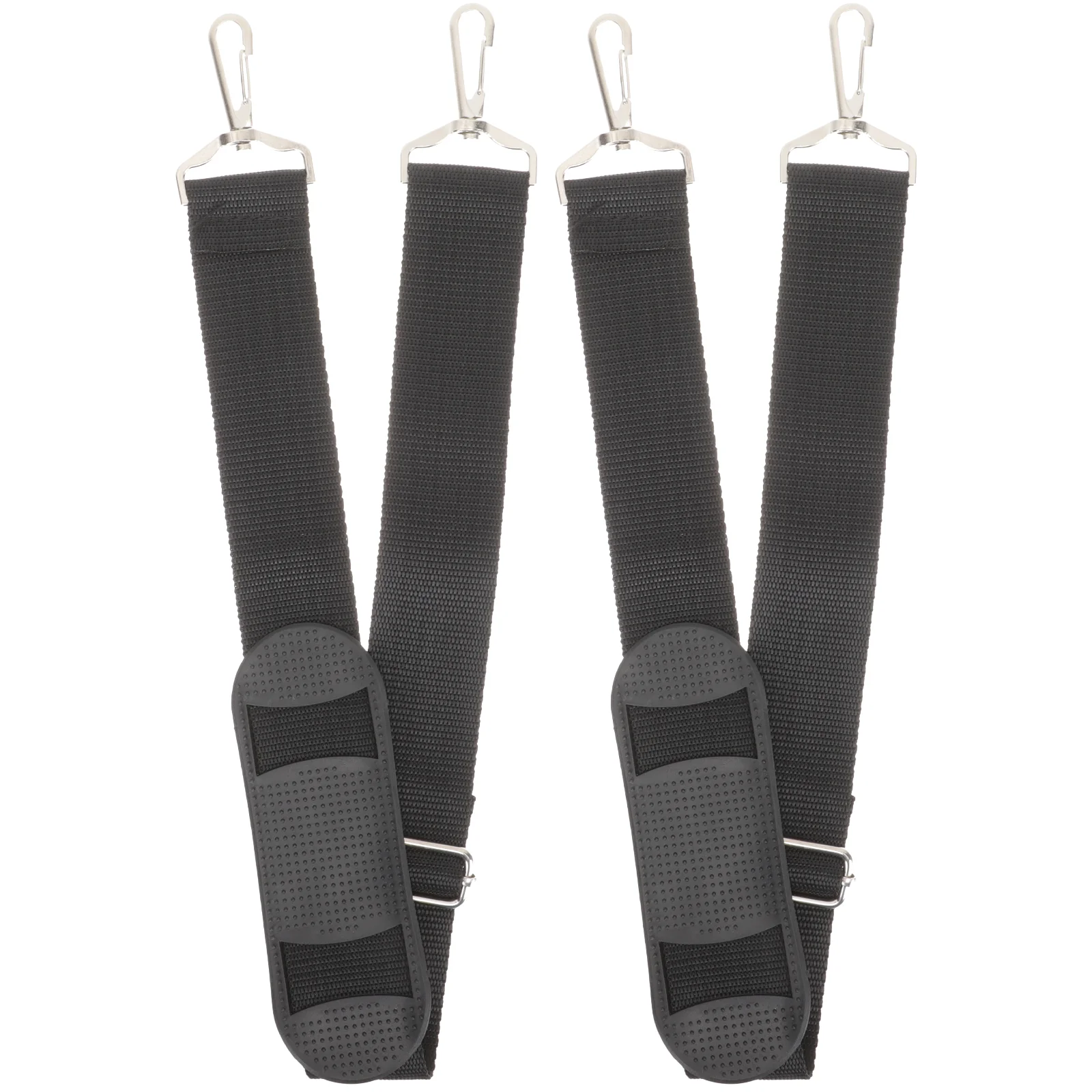 

2 Pcs Belts Violin Case Strap Guitar Musical Instrument Storage Pouch Universal Black