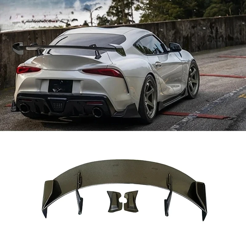 

Dry Carbon Fiber Rear Trunk Wing for Gr Supra A90 A91 Mk5 ADR Style Tail Wing Rear Spoiler Lip Wings Ducktail