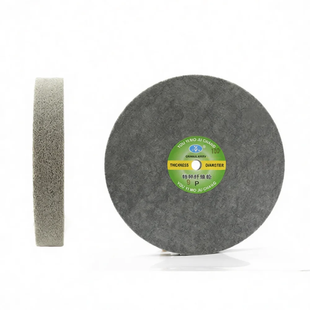 For Yongpin Abrasive Nylon Fiber Buffing Wheel Non Woven Disc Metal Surface Finishing Stainless Steel Grinding Polishing