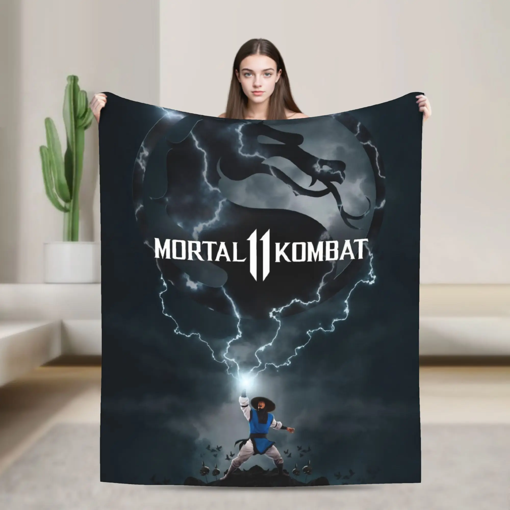 Mortal Kombat II Moive 2026 Blanket Multiple Sizes Cozy and Lightweight  Throw Blankets for Couch Sofa and Bed